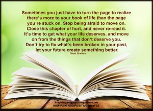 Sometimes you just have to turn the page - Inspiring And Positive Quotes