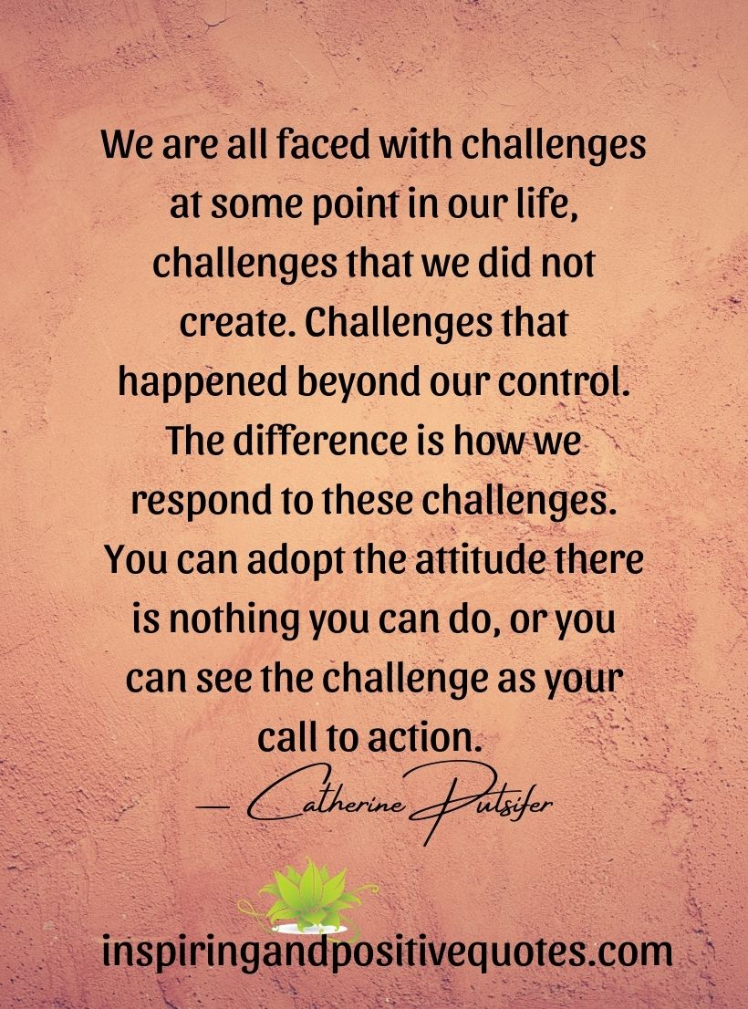 inspirational quotes about challenges